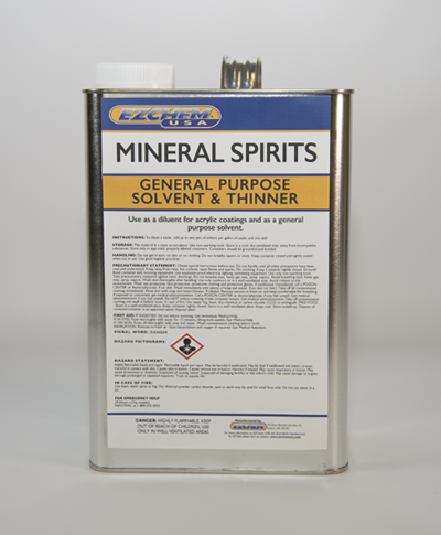 Mineral Spirits vs. Acetone